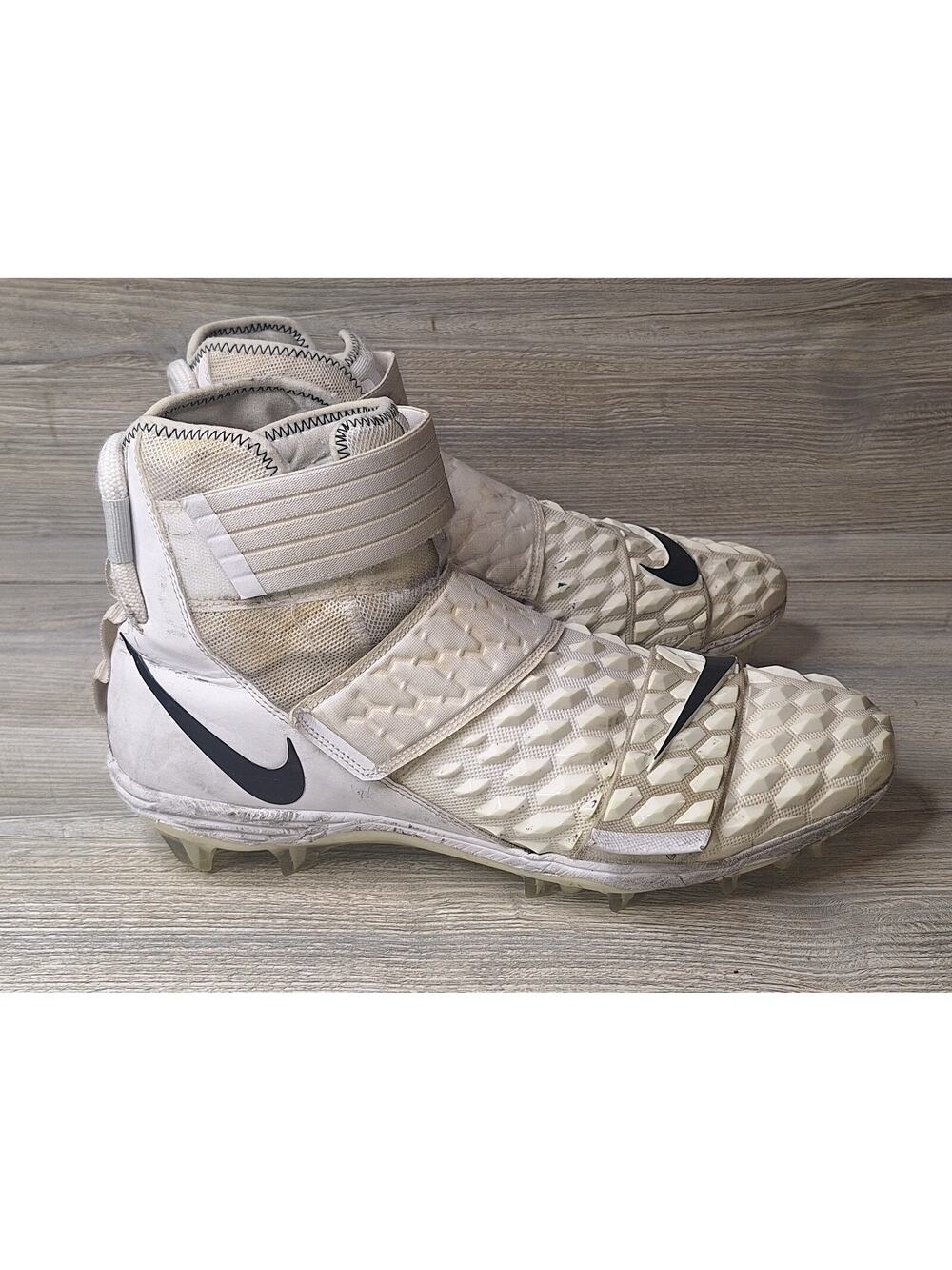 Nike Force Savage Elite 2 Mens Football Cleats Size 15 White Black AH3999-100